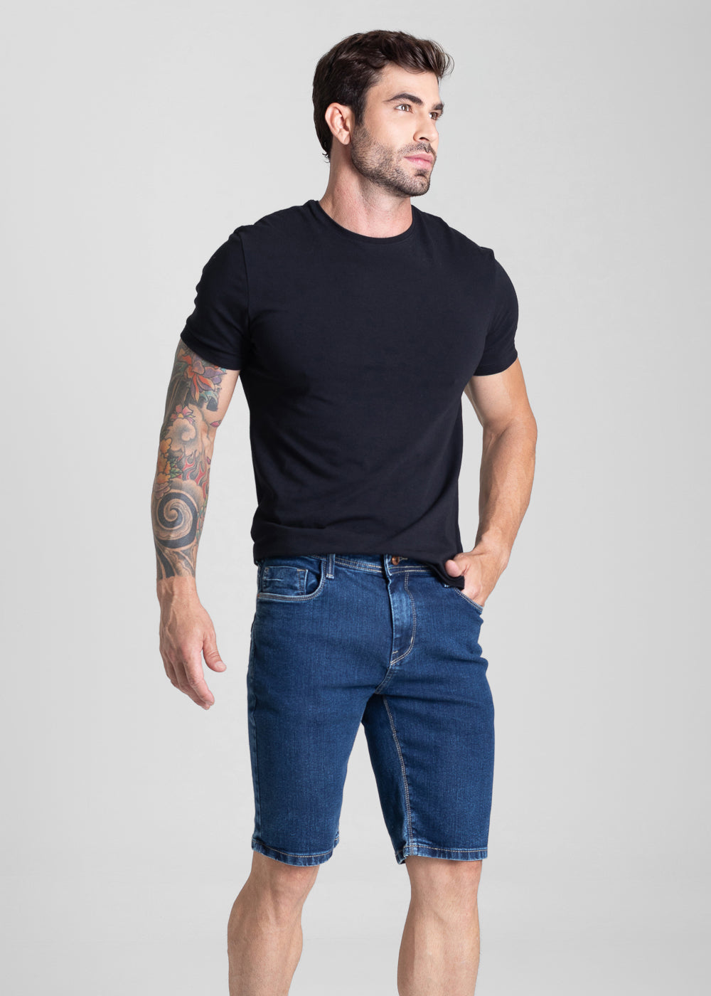 Bermuda Jeans Sawary - 282139 AZUL