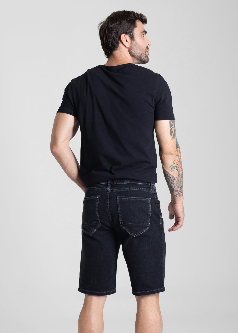 Bermuda Jeans Sawary - 282143 PRETO
