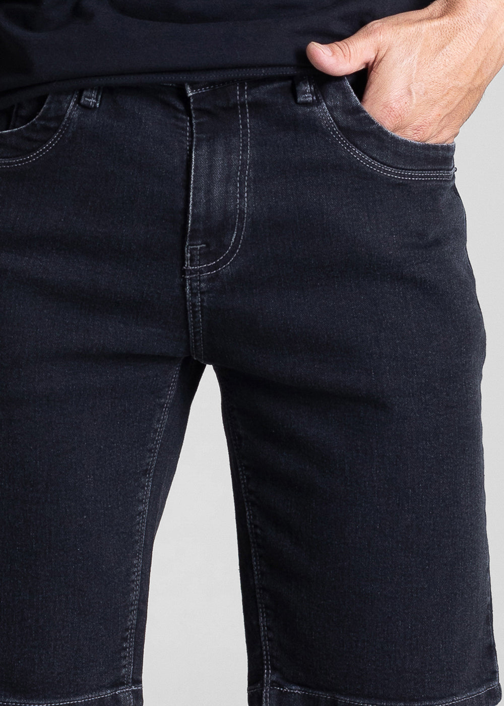Bermuda Jeans Sawary - 282143 PRETO
