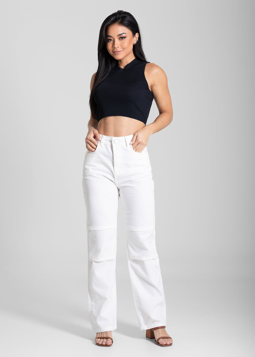 Calça Sarja Sawary Reta - 282147 PT