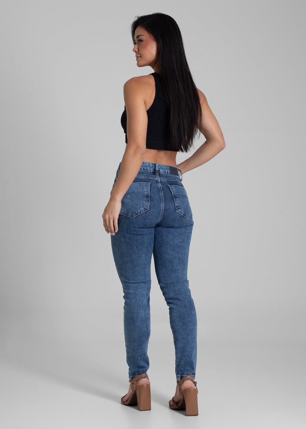 Calça Jeans Sawary Levanta Bumbum - 282180 AZUL