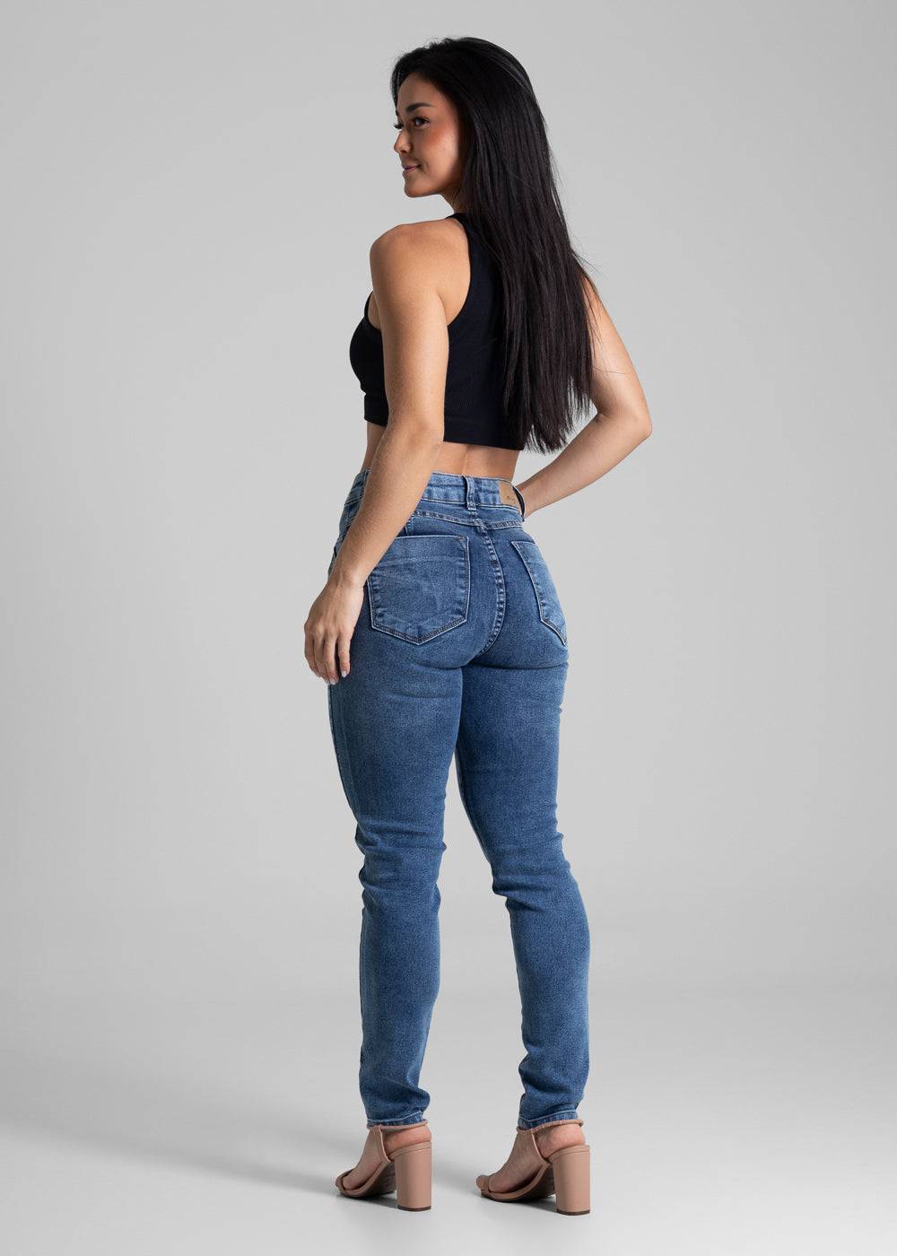 Calça Jeans Sawary Levanta Bumbum - 282184 AZUL