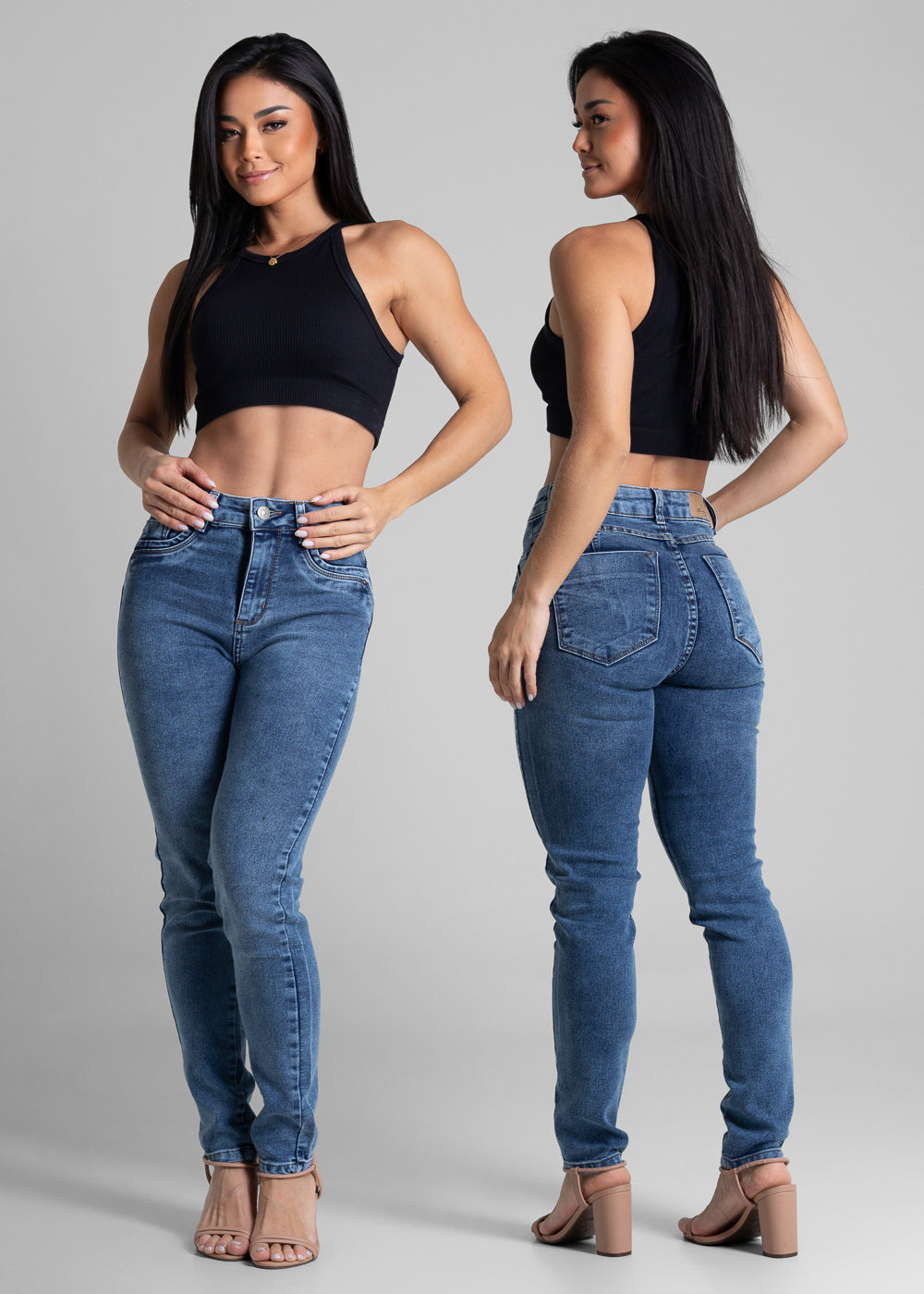 Calça Jeans Sawary Levanta Bumbum - 282184 AZUL