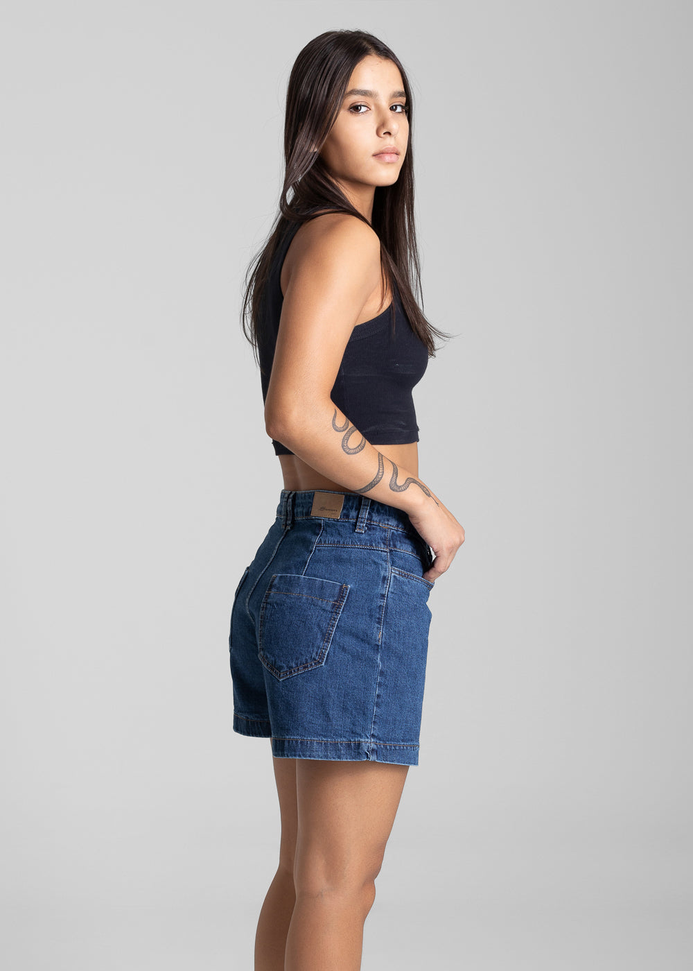 Shorts Jeans Sawary - 282195 AZUL