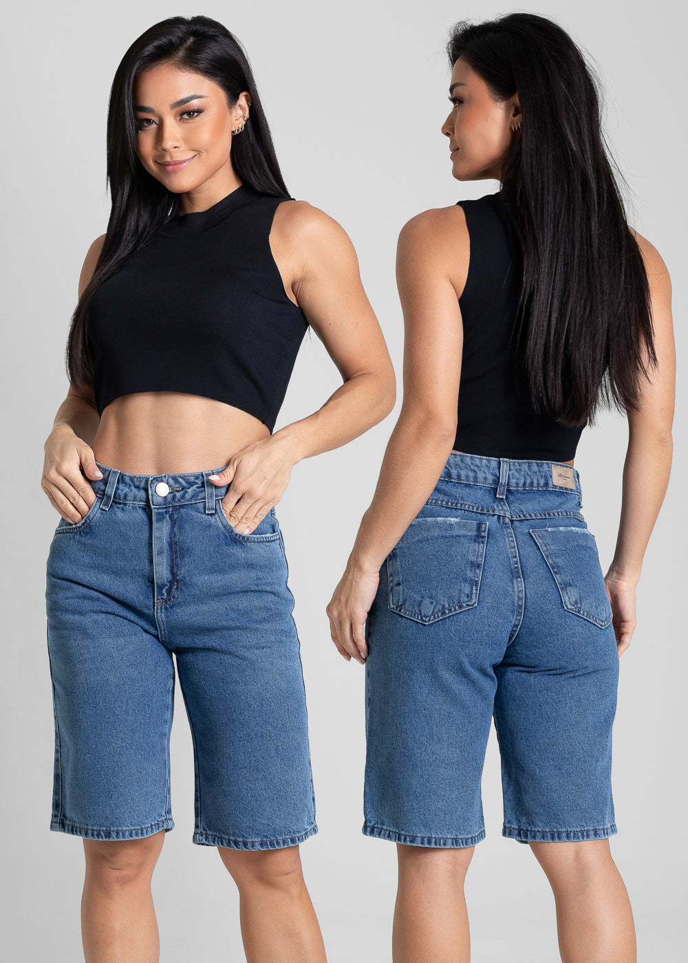 Bermuda Jeans Sawary - 282198 AZUL
