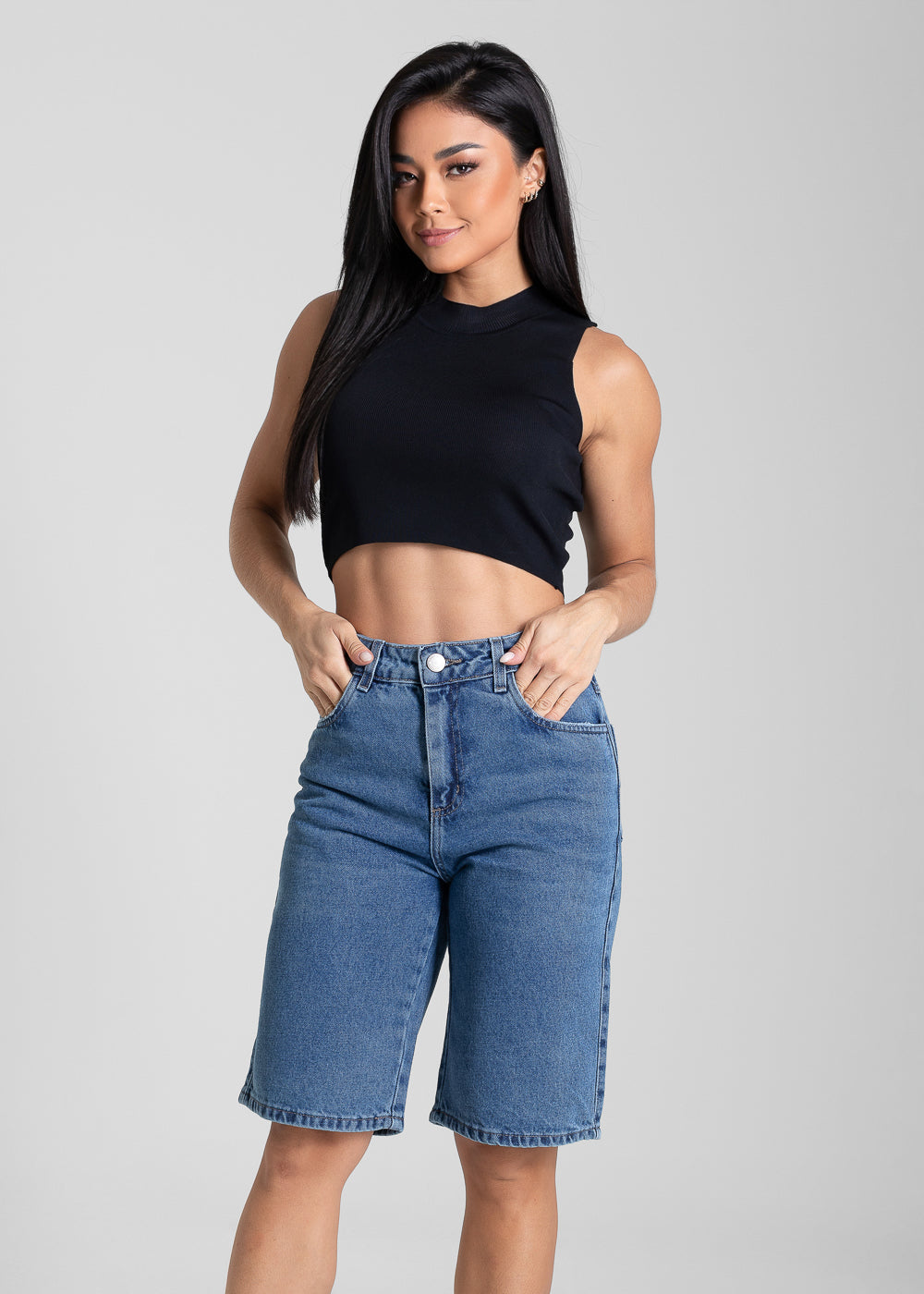 Bermuda Jeans Sawary - 282198 AZUL