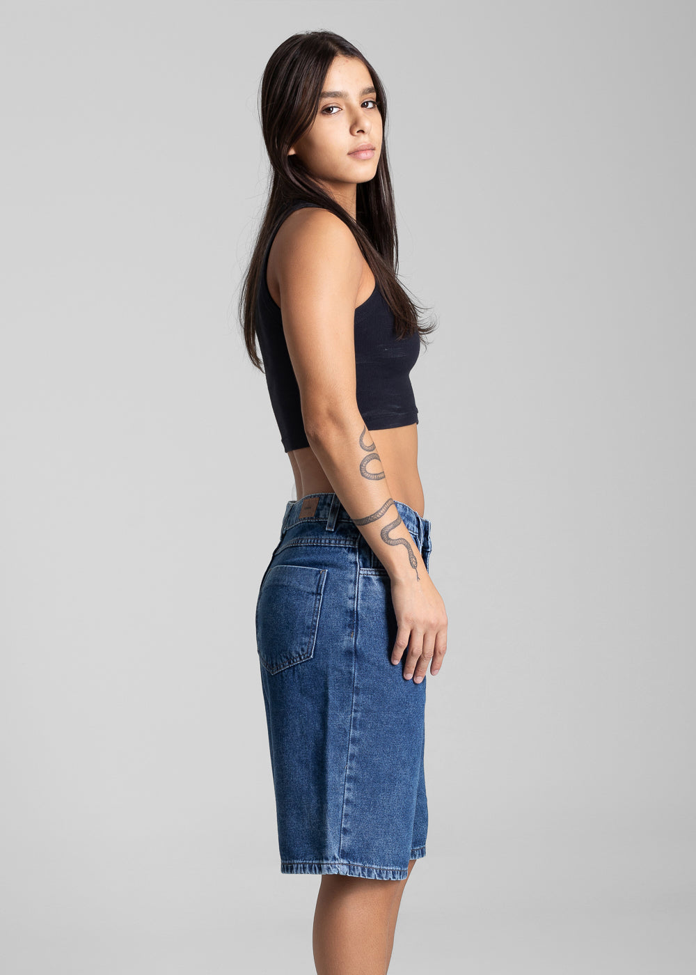 Bermuda Jeans Sawary - 282199 AZUL