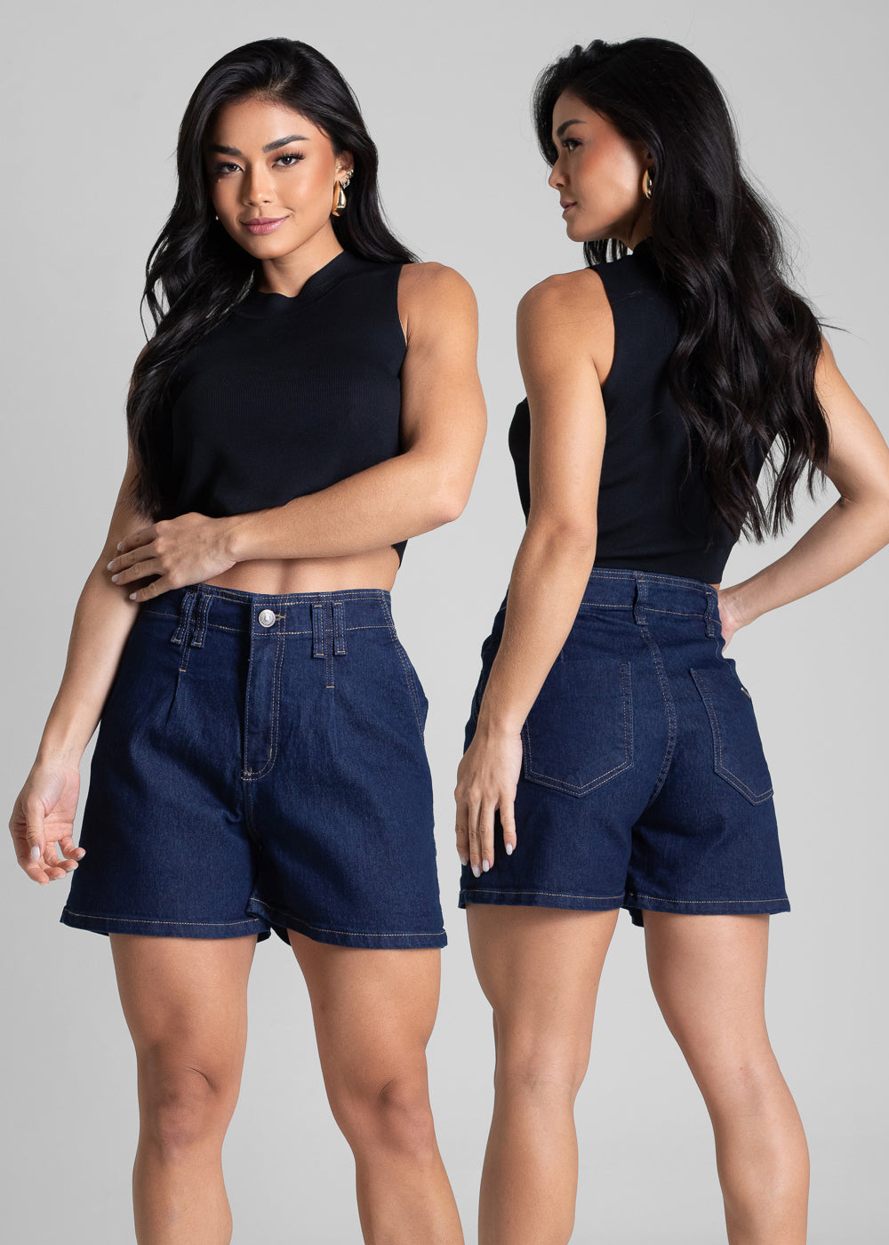 Shorts Jeans Sawary - 282201 AZUL