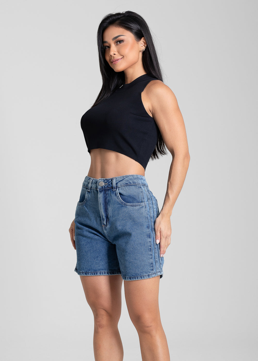 Shorts Jeans Sawary - 282204 AZUL