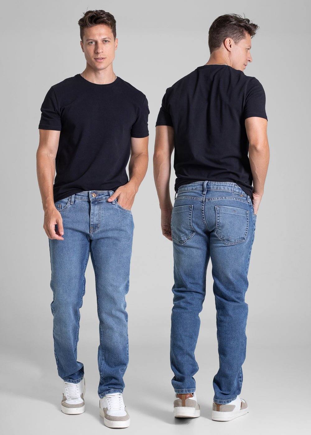 Calça Jeans Sawary Reta - 282214 AZUL