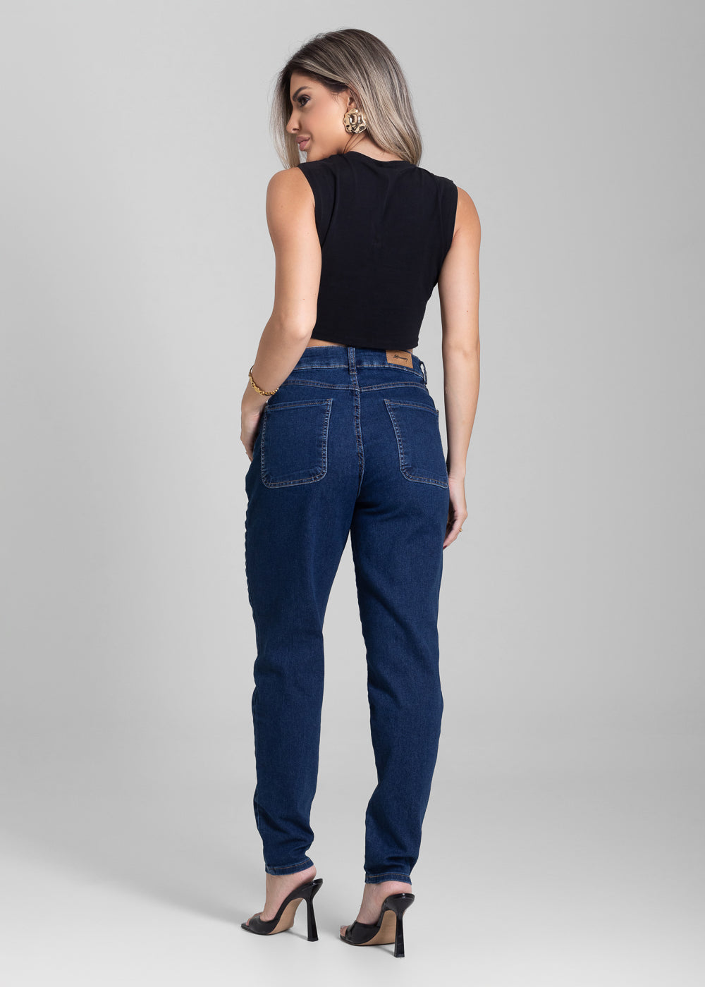 Calça Jeans Sawary Mom - 282223 AZUL