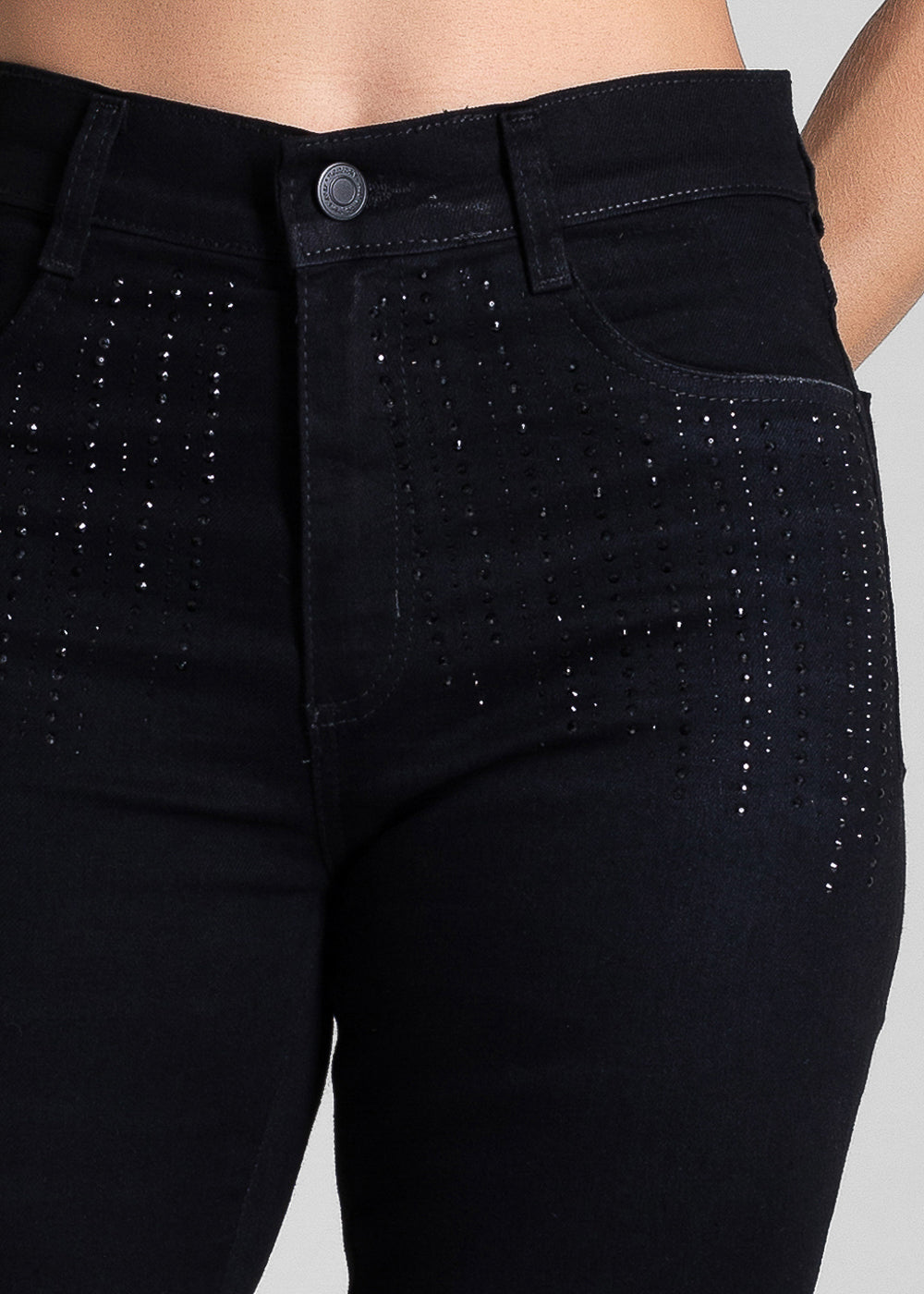 Calça Sarja Sawary Boot Cut - 282226 PRETO