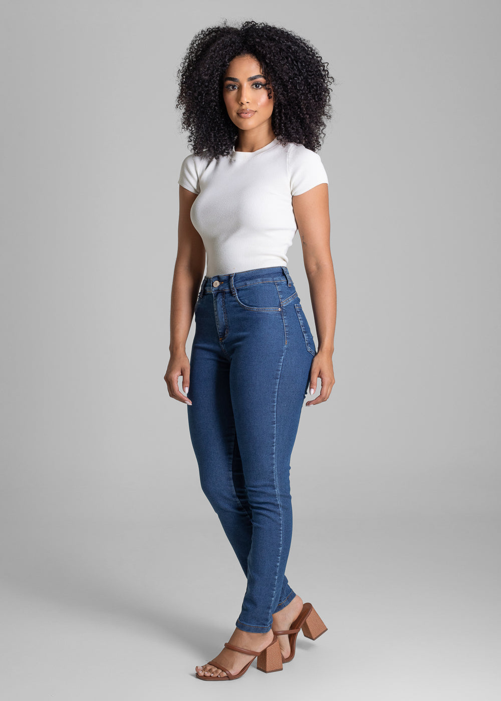 Calça jeans Sawary Heart - 282227 AZUL