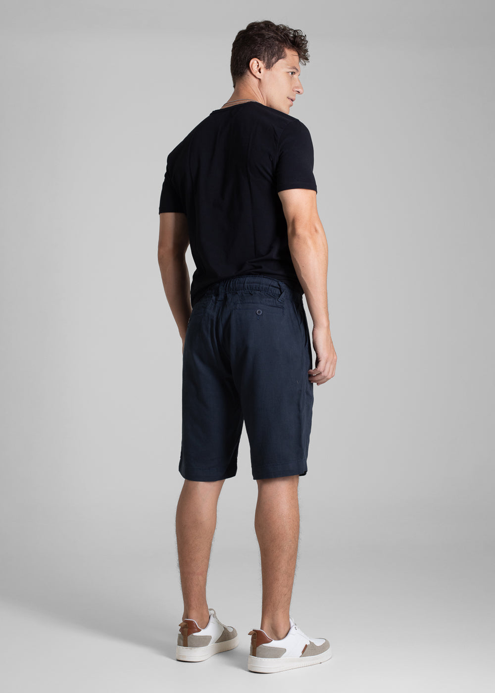 Bermuda Linho Sawary - 282236 AZUL