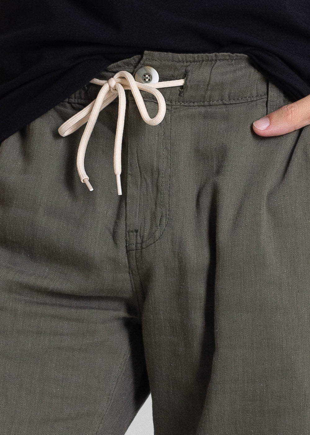 Bermuda Linho Sawary - 282240 VERDE