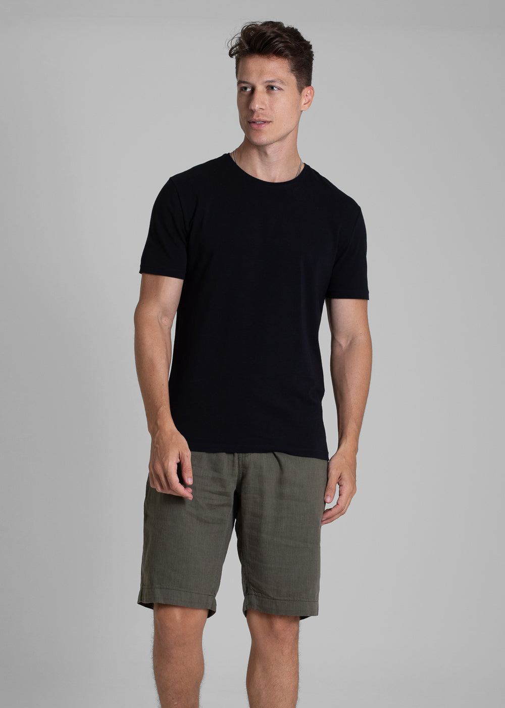 Bermuda Linho Sawary - 282240 VERDE