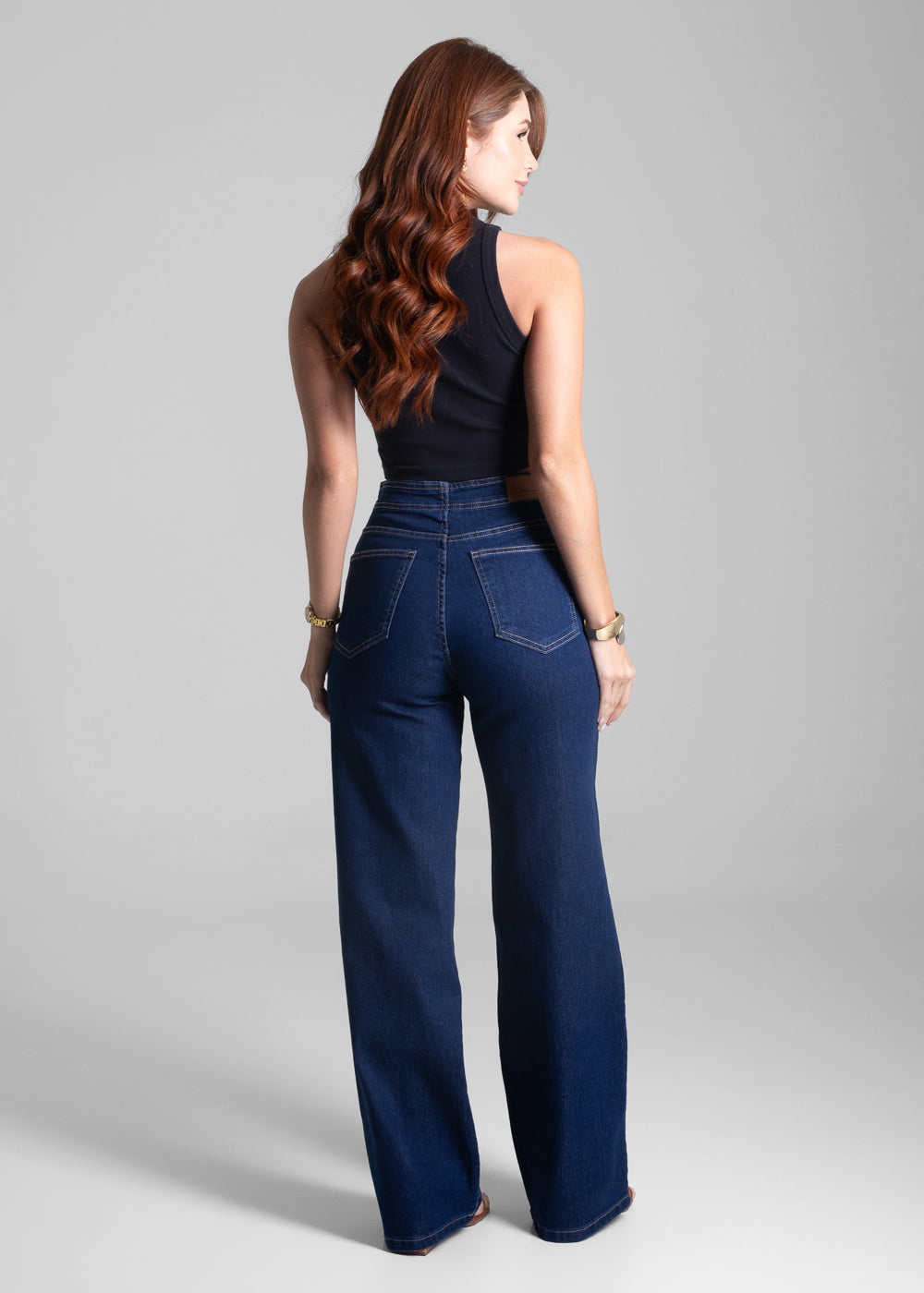 Calça Jeans Sawary Wide Leg - 282257 AZUL