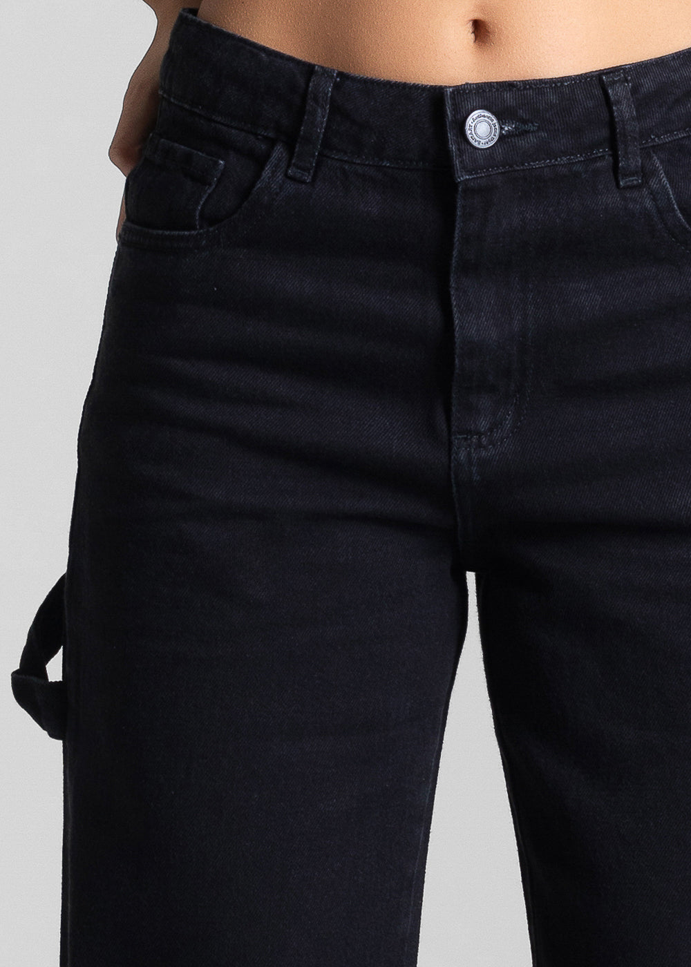 Calça Jeans Sawary Wide Leg - 282261 PRETO