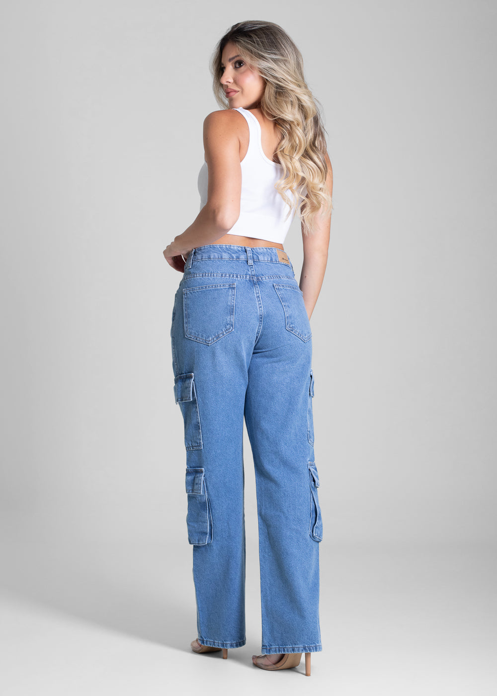 Calça Jeans Sawary Reta Petit - 282262 AZUL