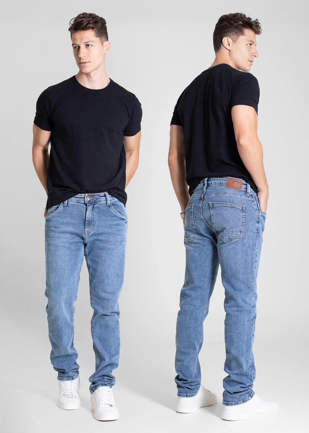 Calça Jeans Sawary Reta - 282263 AZUL