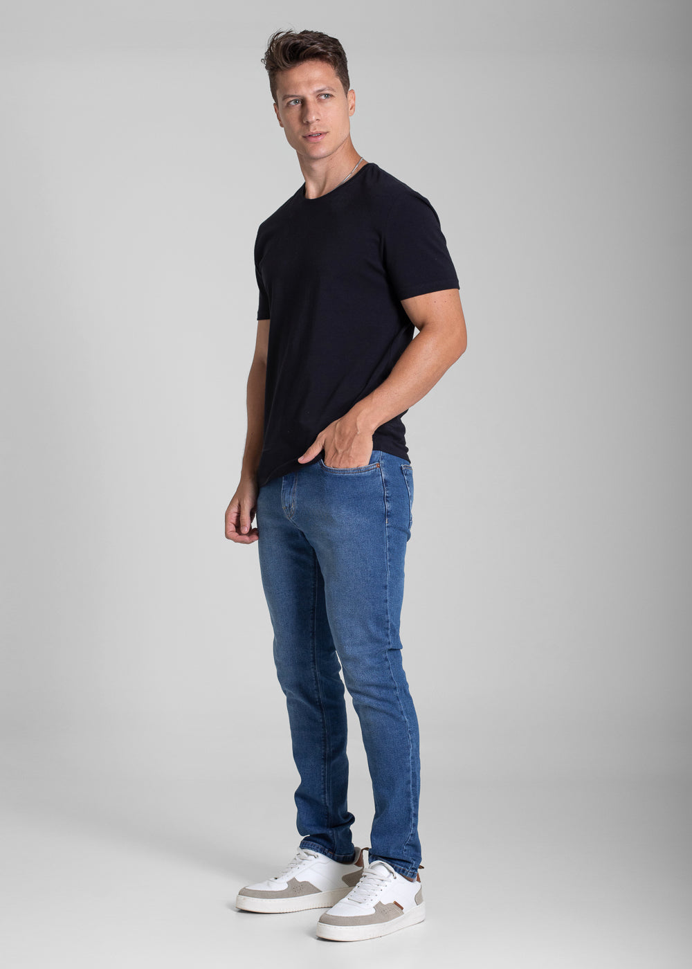 Calça Jeans Sawary Reta - 282265 AZUL