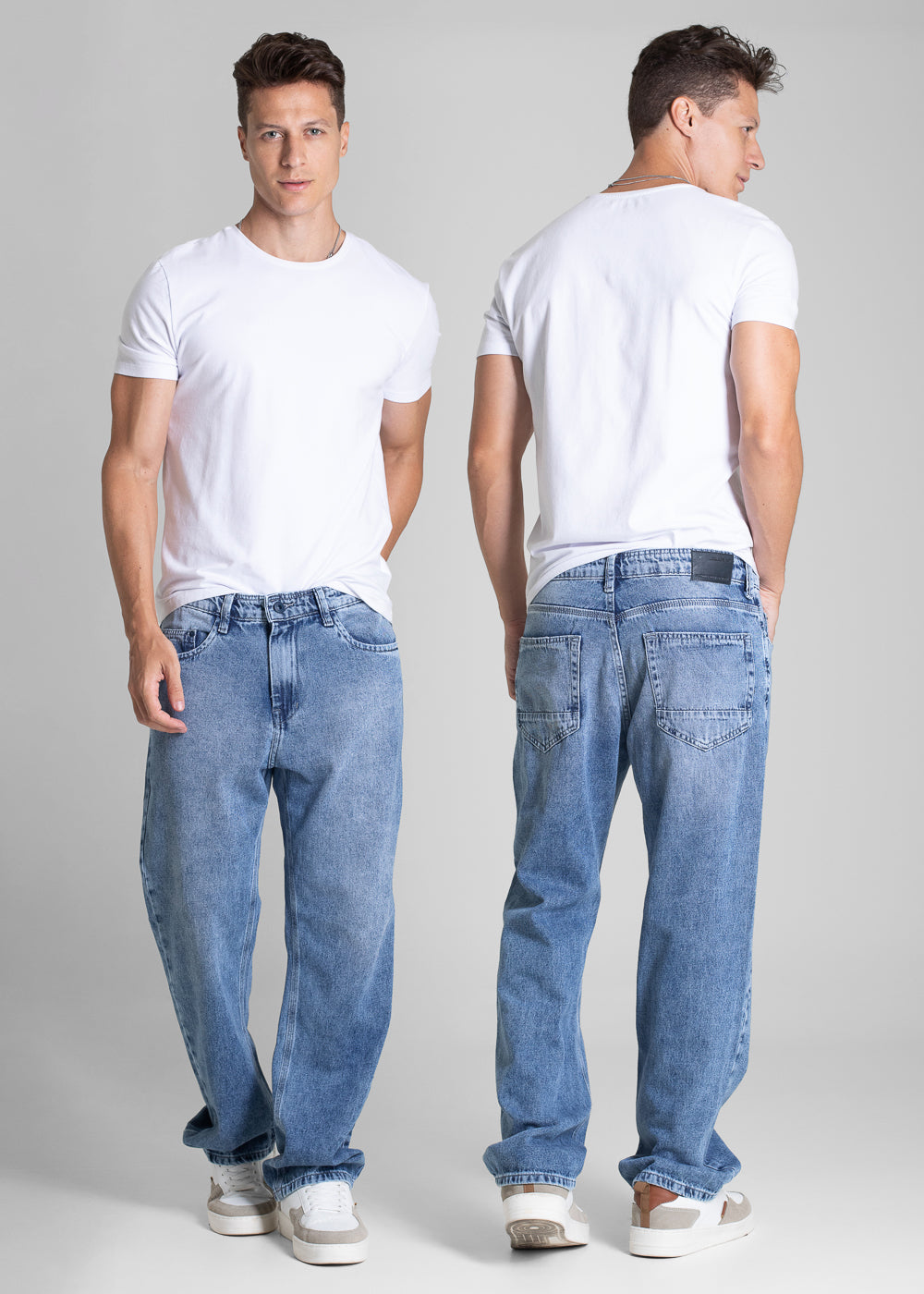 Calça Jeans Sawary Baggy - 282269 AZUL