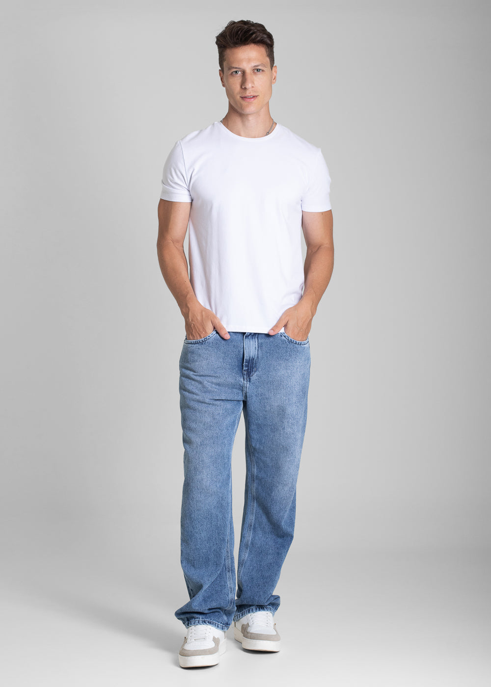 Calça Jeans Sawary Baggy - 282269 AZUL