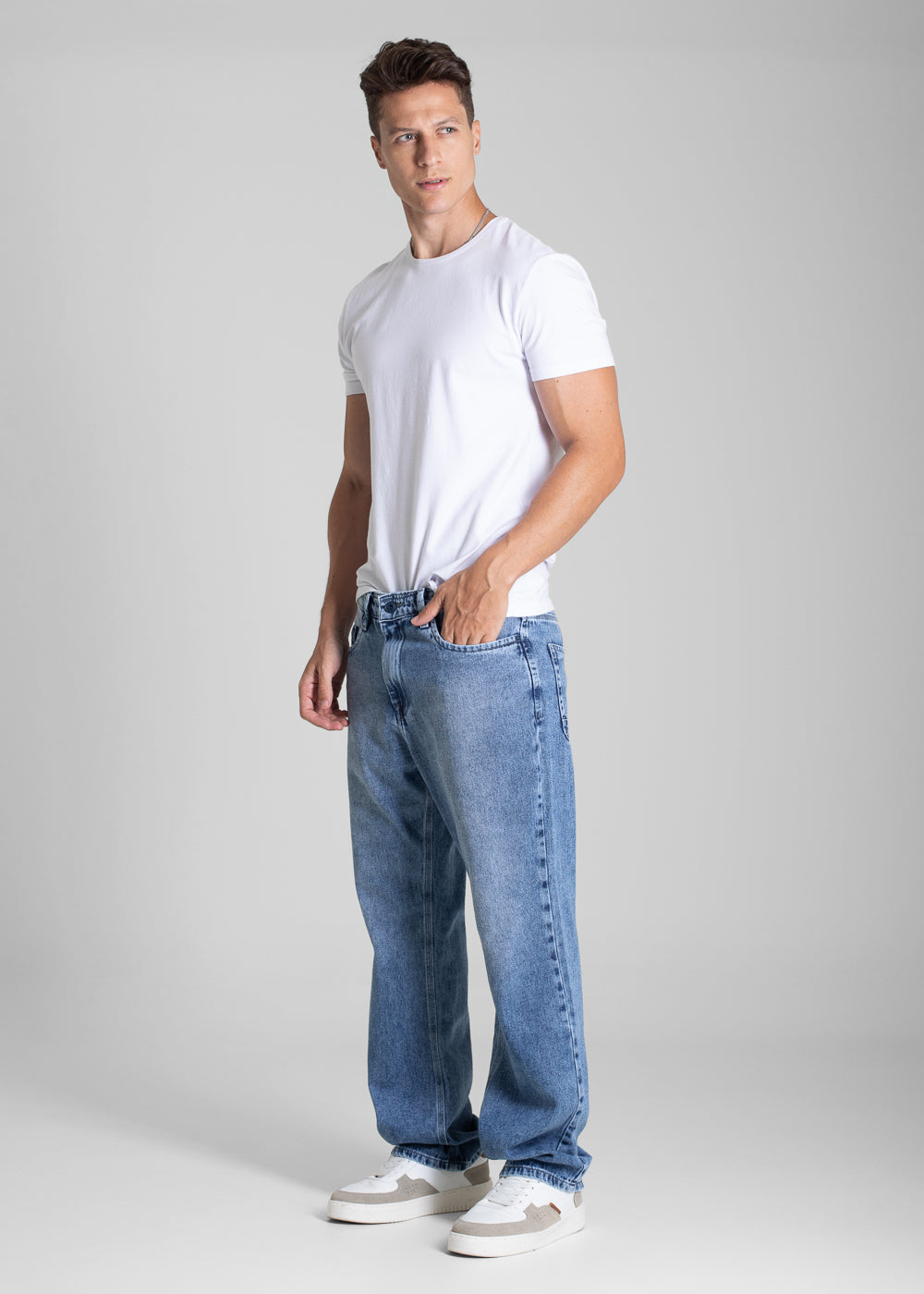 Calça Jeans Sawary Baggy - 282269 AZUL