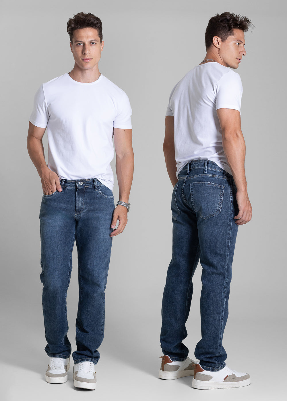 Calça Jeans Sawary Reta - 282275 AZUL