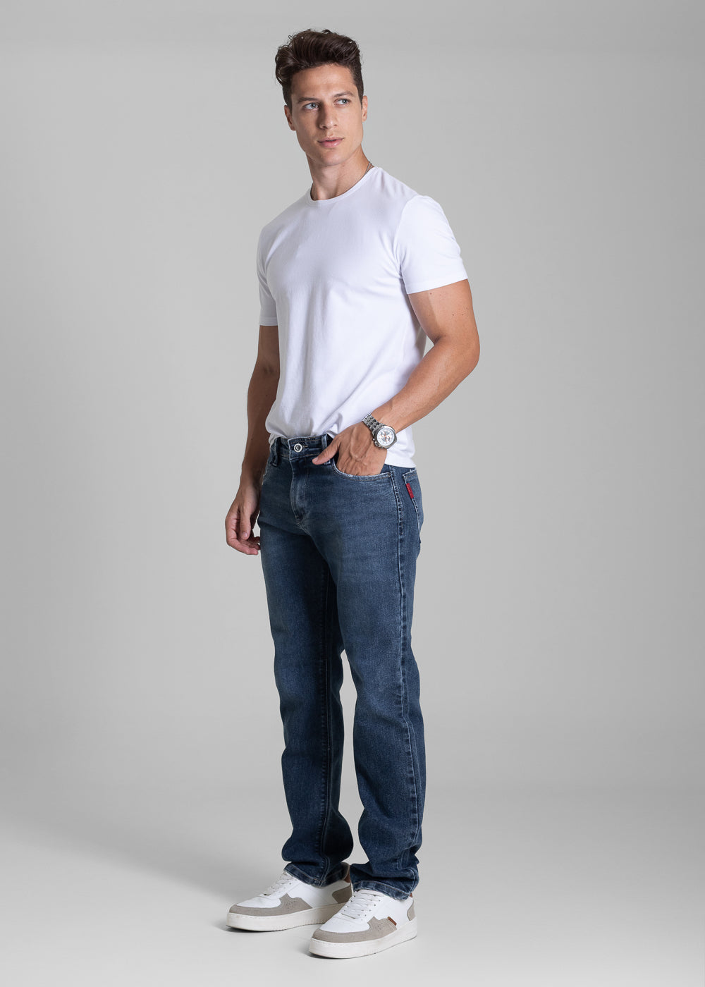 Calça Jeans Sawary Reta - 282275 AZUL