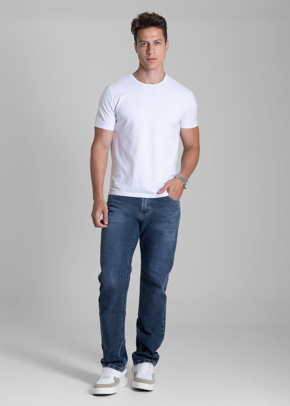 Calça Jeans Sawary Reta - 282275 AZUL