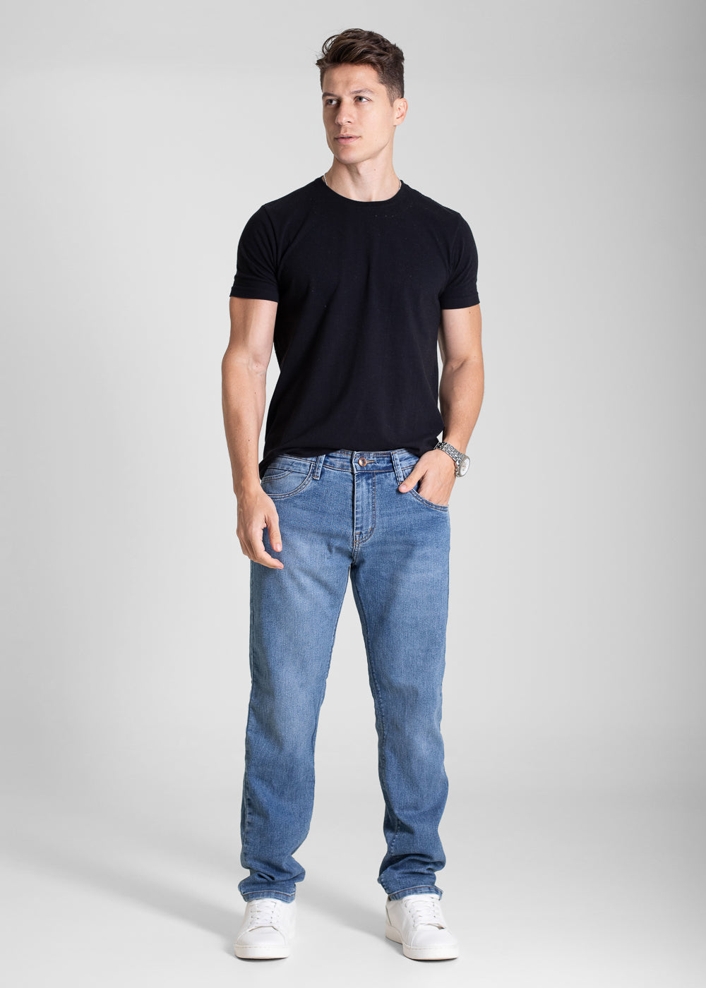 Calça Jeans Sawary Slim - 282276 AZUL