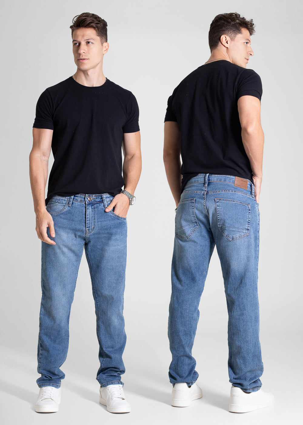 Calça Jeans Sawary Slim - 282276 AZUL