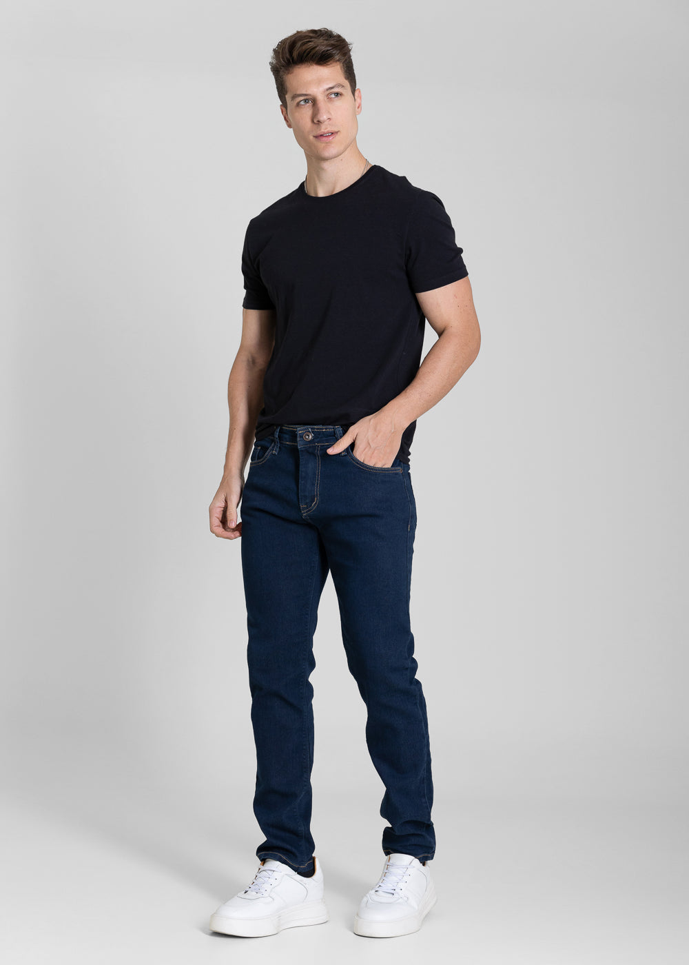 Calça Jeans Sawary Slim - 282281 AZUL