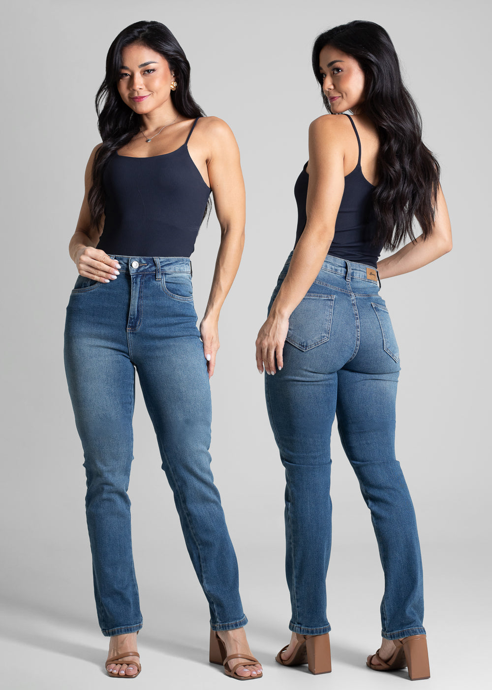 Calça Jeans Sawary Reta - 282324 AZUL