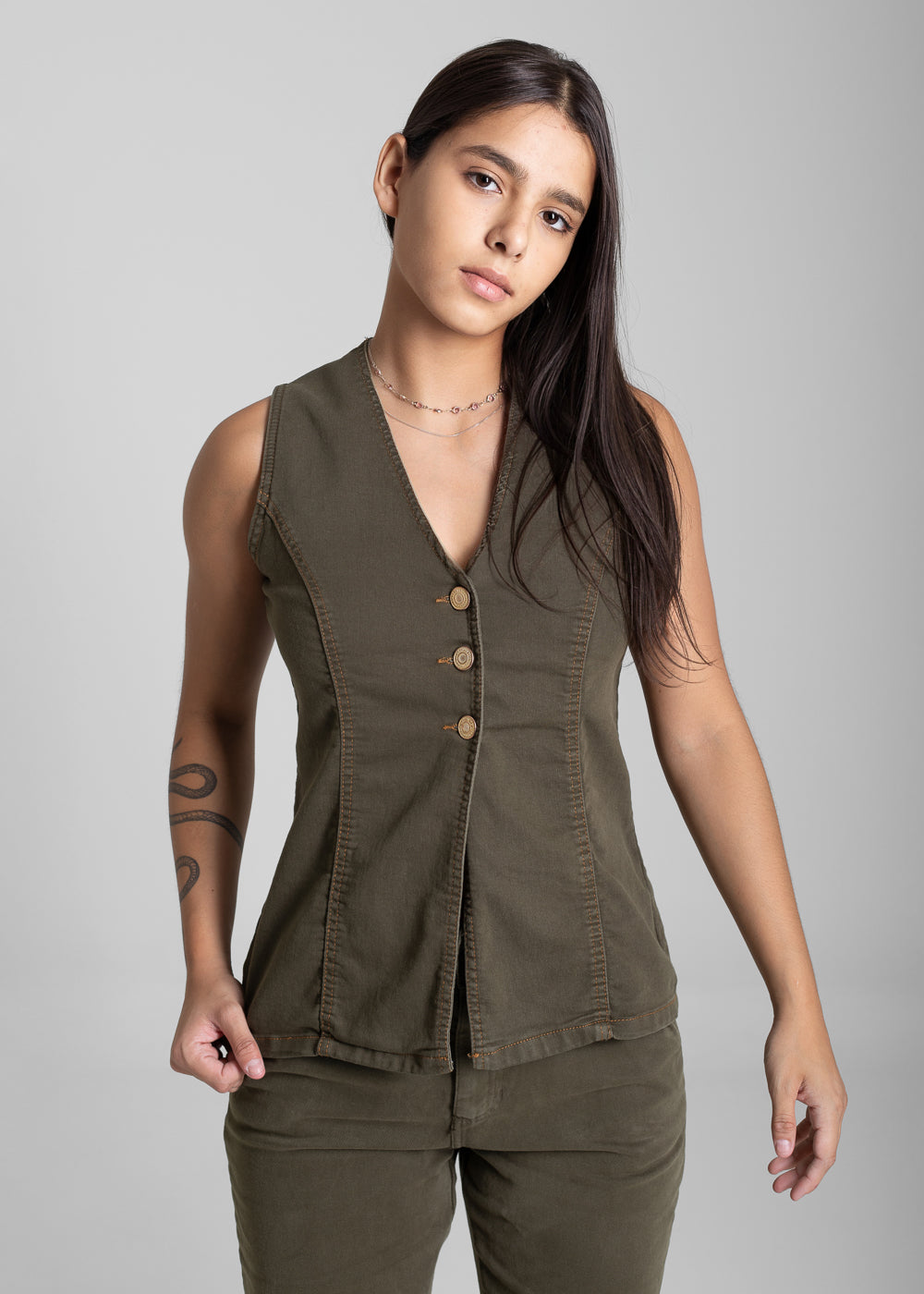 Colete Sarja Sawary - 282325 VERDE