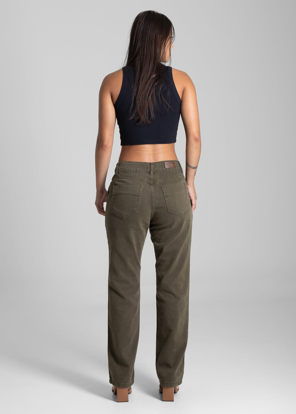 Calça Sarja Sawary Reta - 282326 VERDE