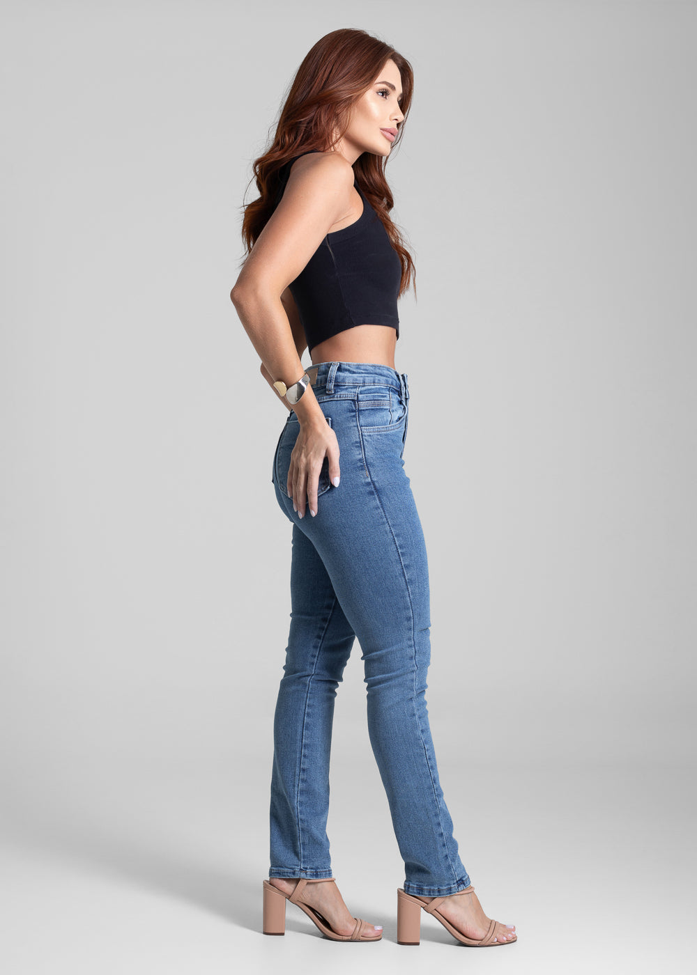 Calça Jeans Sawary Reta - 282327 AZUL