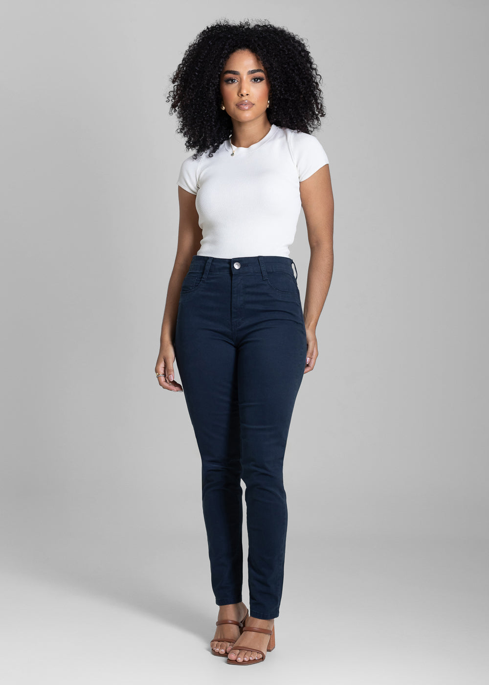 Calça Sarja Sawary Super Lipo - 282332 AZUL ESCURO