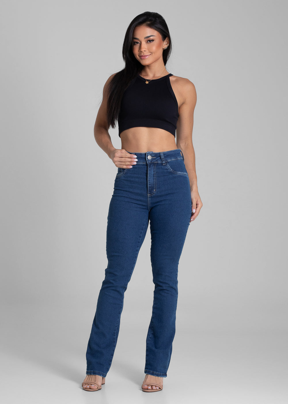 Calça Jeans Sawary Reta - 282335 AZUL