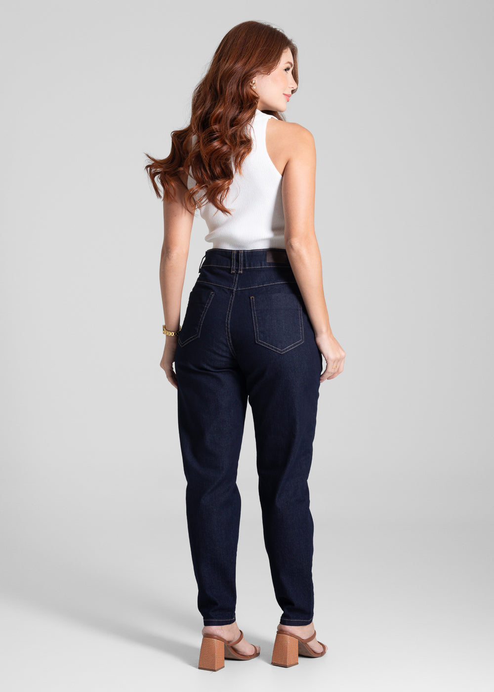 Calça Jeans Sawary Mom - 282360 AZUL
