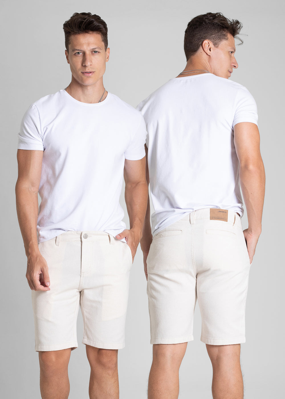 Bermuda Sarja Sawary - 282362 OFF WHITE