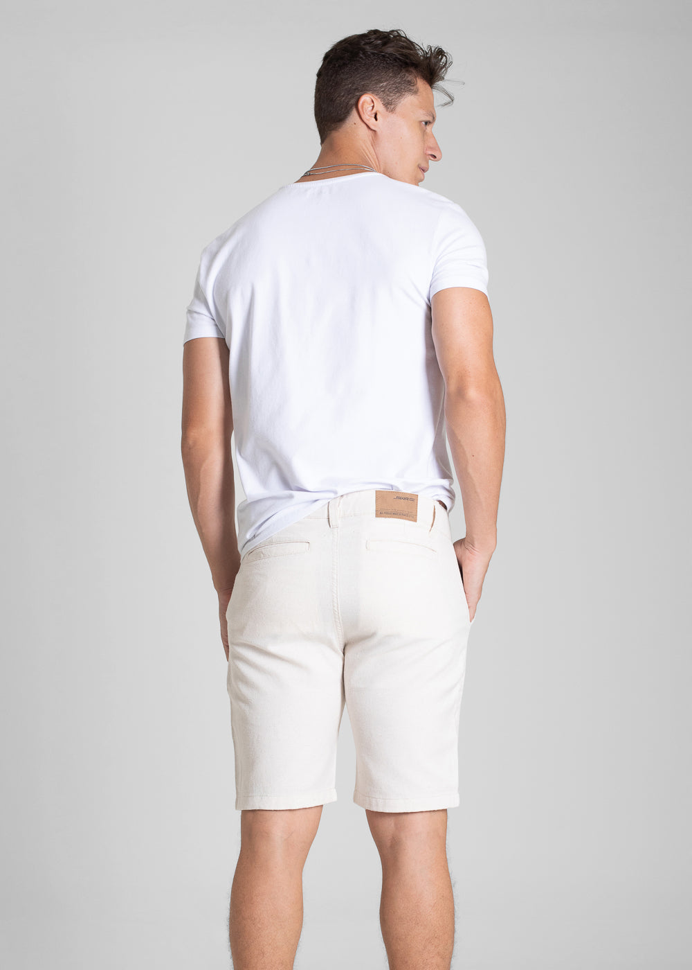 Bermuda Sarja Sawary - 282362 OFF WHITE