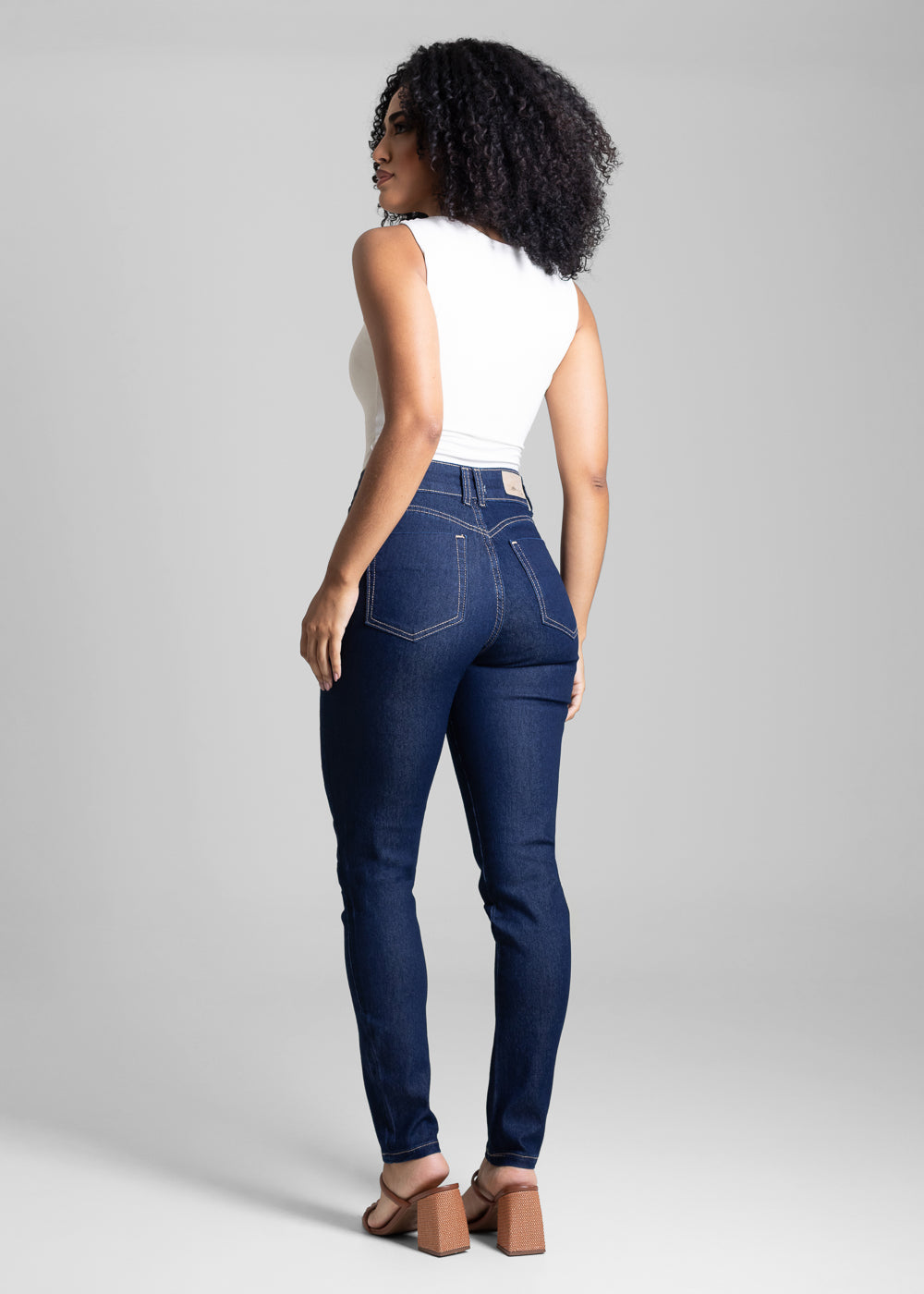 Calça Jeans Sawary Push Up - 282370 AZUL