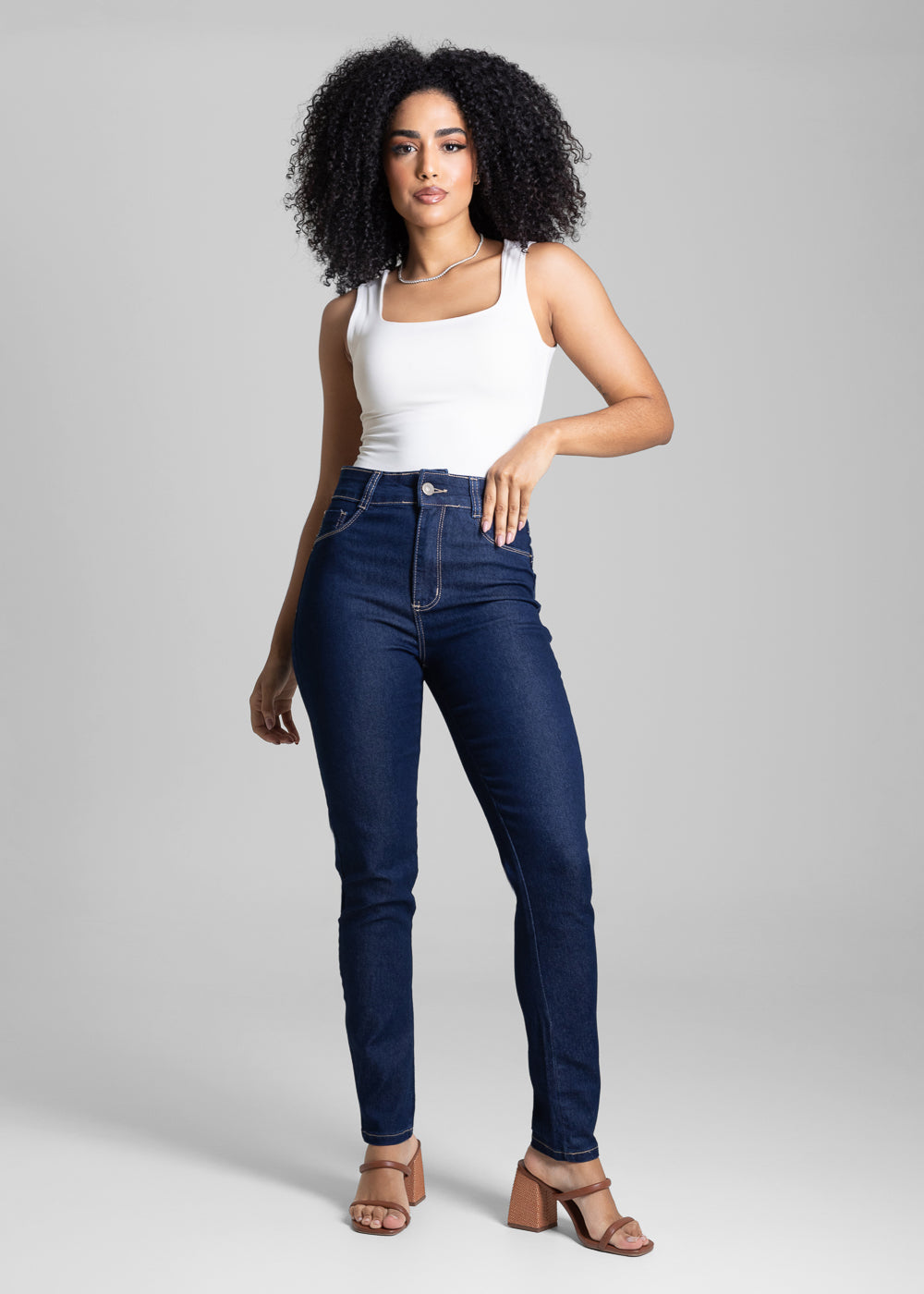 Calça Jeans Sawary Push Up - 282370 AZUL