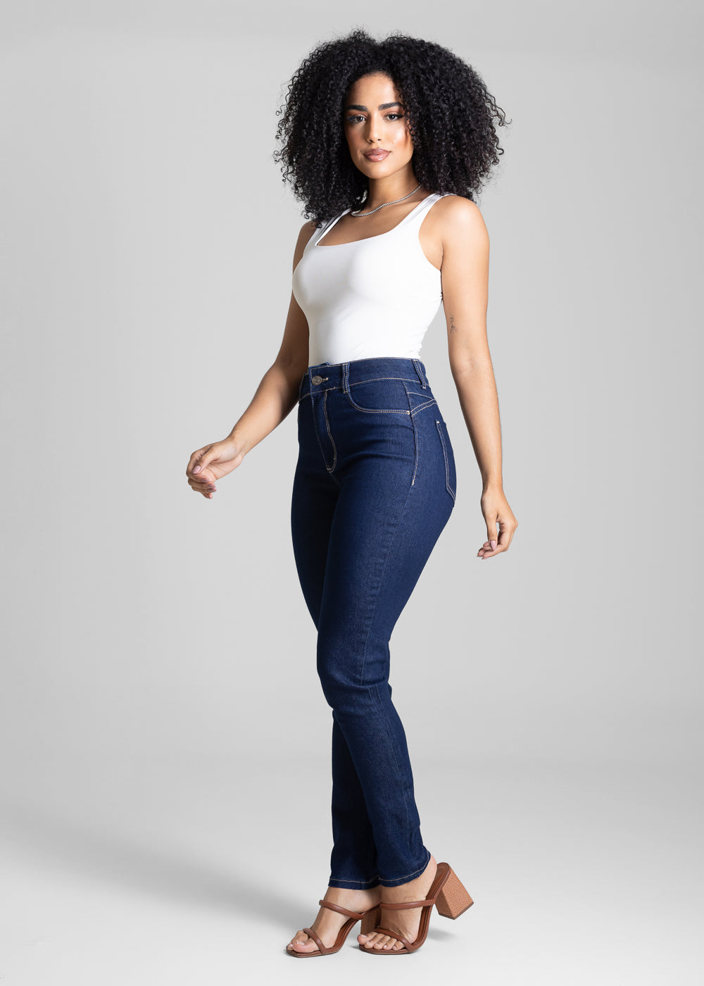 Calça Jeans Sawary Push Up - 282370 AZUL