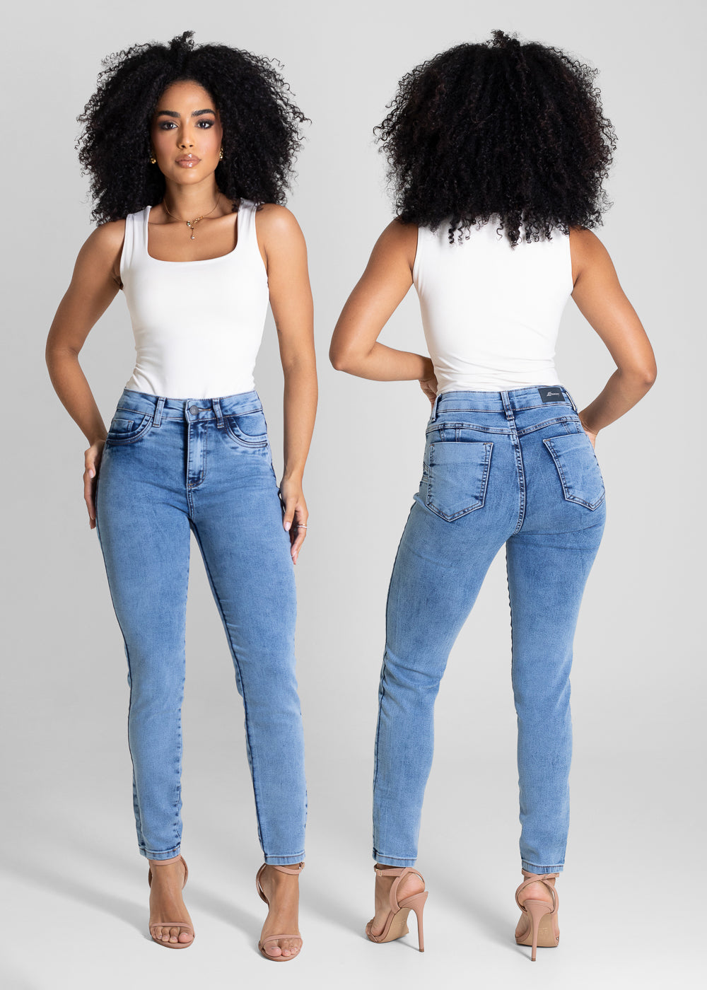 Calça Jeans Sawary Levanta Bumbum - 282375 AZUL