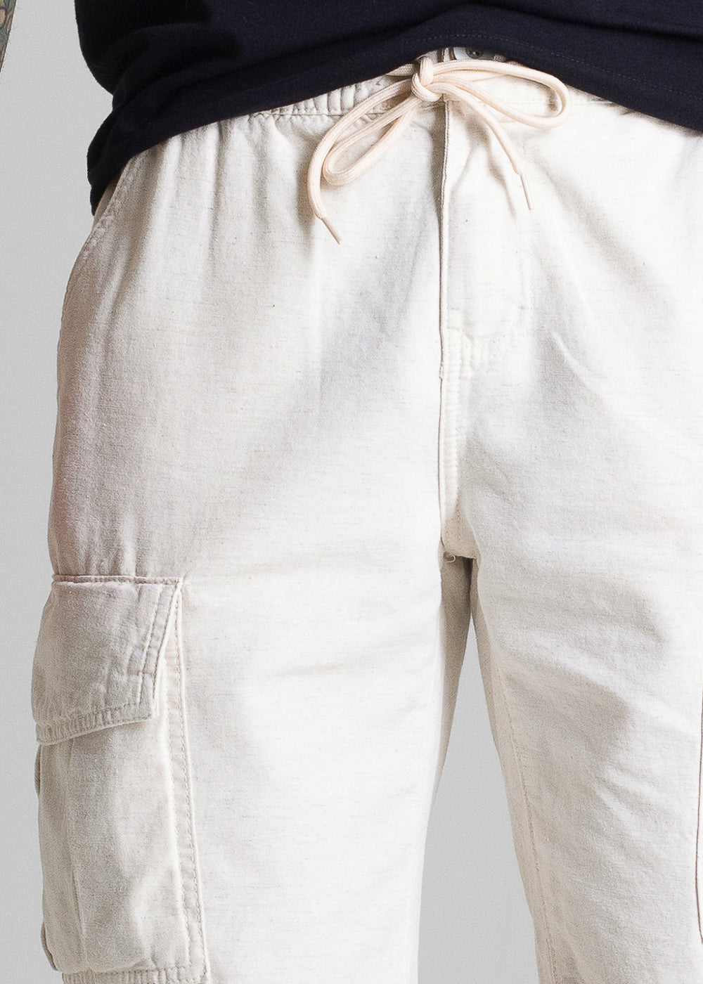Bermuda Linho Cargo Sawary - 282378 OFF WHITE