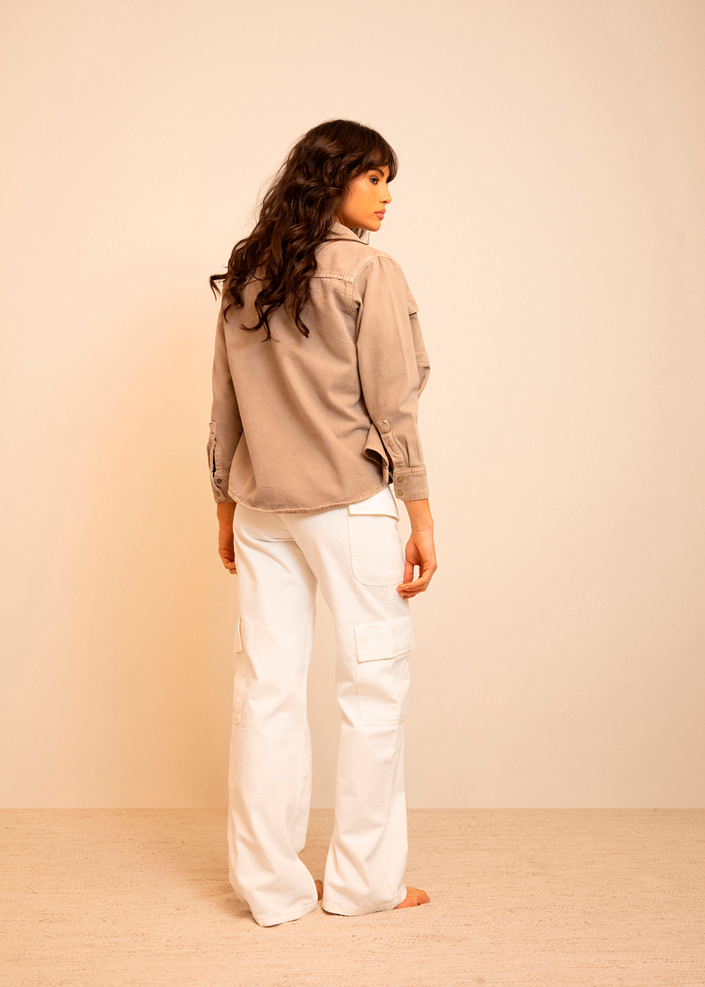 Calça Sarja Sawary Wide Leg - 282391 PT