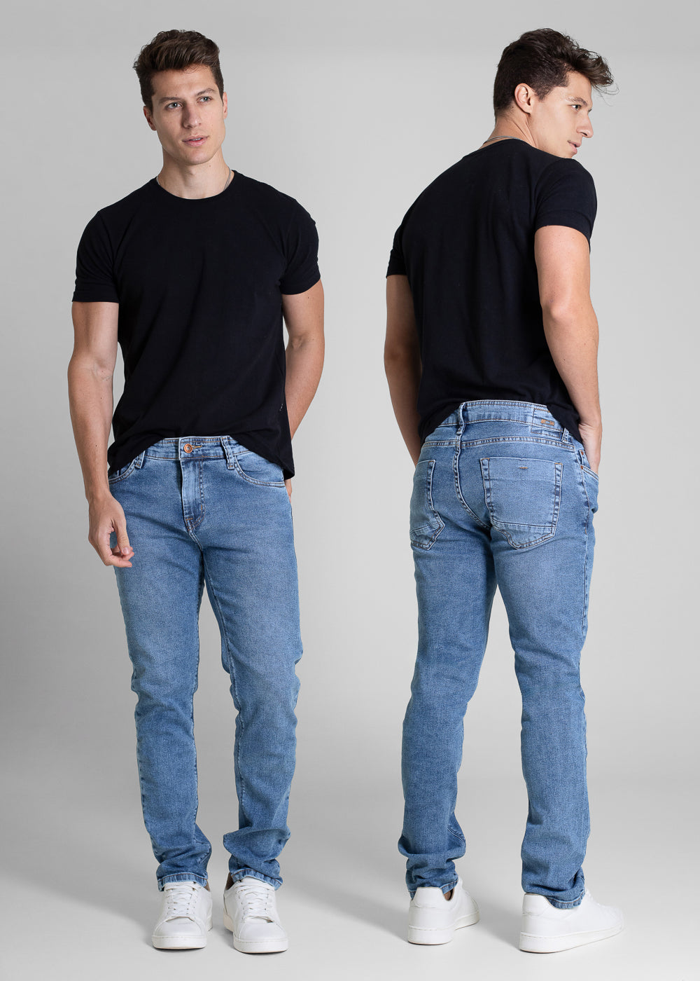 Calça Jeans Sawary Slim - 282406 AZUL